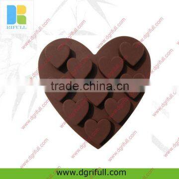 Heart shape food grade silicone cake mould