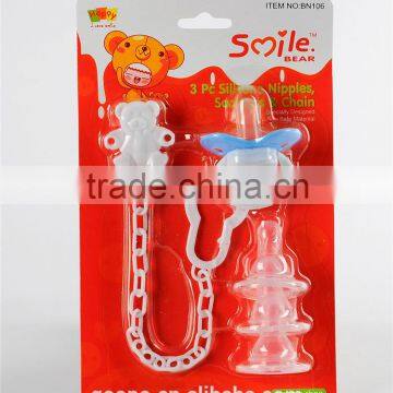 Best Selling Products Plastic Chain Clip New Products Baby Pacifier Nipples photo-3