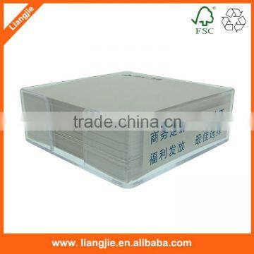 Custom Memo With Holder, Printed Memo Block, Promotional Memo Pad With Plastic Holder photo-3
