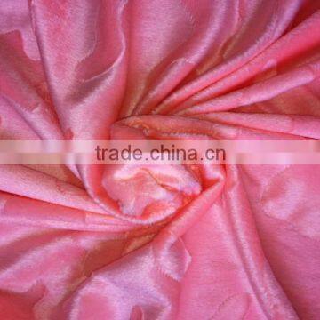 embossing ef velboa fabric for blanket