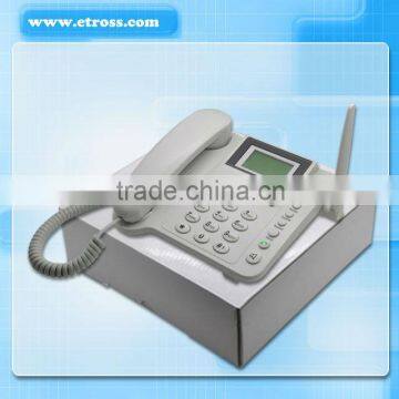 GSM FWP Fixed Wireless Phone with Back-up Battery 900/1800MHz or 850/900/1800/1900MHz (White/Black Color)