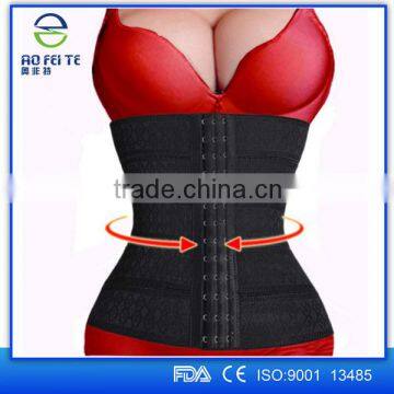 2016 Aofeite Hot Black Tight Lacing Corset Underbust Steel Bone Body Slimmer Waist Cincher Underwear Sexy photo-2