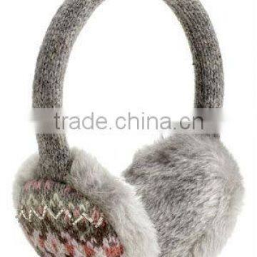 fashion ear muffs with fake fur