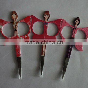 Made in china beauty girl nose hair cutting scissors