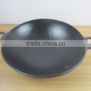 Cast Iron Wok with Porcelain Enamel