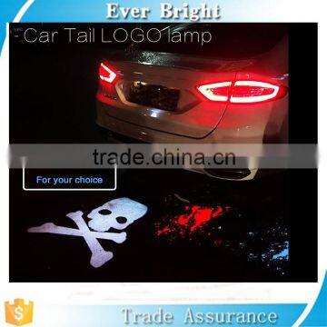 Trending Hot Led Projector Shadow Rear plate laser Fog Light Car Tail logo lamp led laser tail light