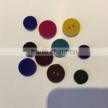 Flocking 2 Holes Wooden Buttons for Garment photo-2