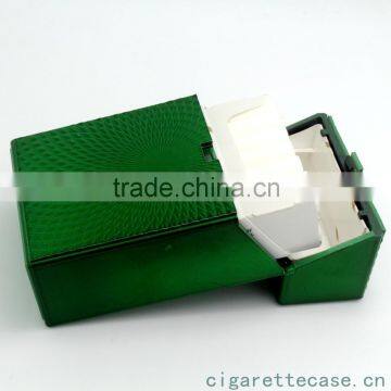 Green Embossed Wave Shape Plastic Cigarette Case for 20s Kind Size 85mm Cigarette Pack Holder photo-3