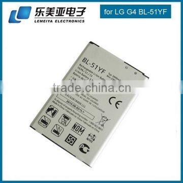 BL-51YF Standard 3000mAh High Capacity Rechargeable Lithium Ion Mobile Phone Battery for LG G4 H810 H815 H818 H819