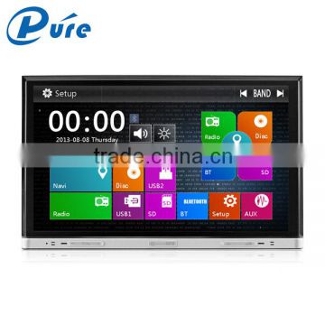 8 inch cheap car dvd player capacitive touch screen WinCE6.0 2 din car dvd player system with DVD Radio Bluetooth GPS