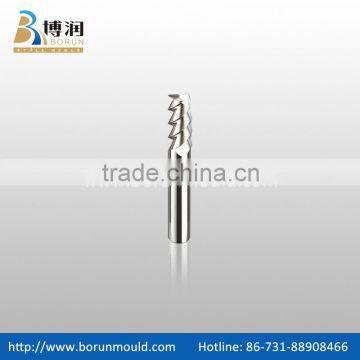 Uncoated carbide aluminum square end mill