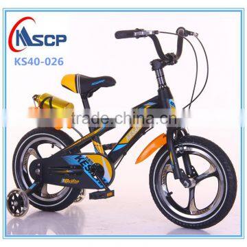 2016 factory cartoon kids bike/Cheap price 14 inch bike with training wheel/kids bike for sell/kids 4 wheel bike