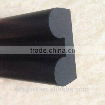 Factory direct sale extruded epdm dense hard rubber anti collision seal strip