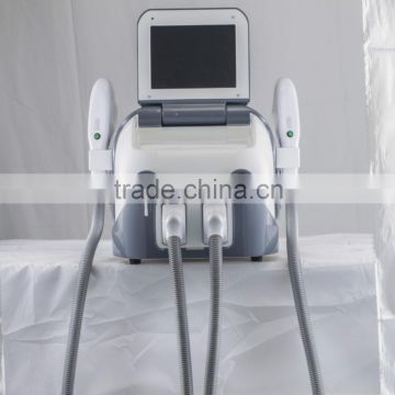 2016 New 2 Handpieces Mini IPL SHR Hair Removal Machine