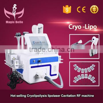 Body Reshape 4 In 1 Vacuum RF Cavitation Cryolipolysis Machine Lose Weight