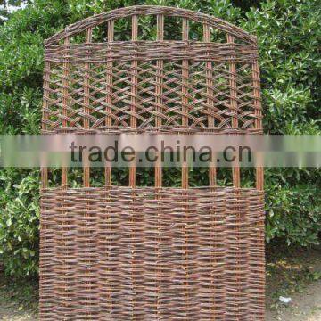 Wooden framed Willow Hurdle Panel