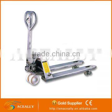 ACEALLY 1500kg Manual Hydraulic Double Scissors Lift Pallet Truck for Sale