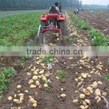 Potato Harvester in field using