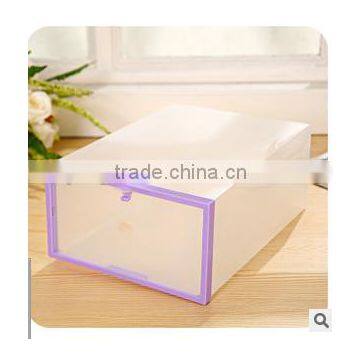 2016 Best Selling Clear Plastic Shoes Storage Box Household Articles Bins for Sale photo-3