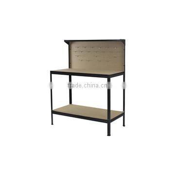 Best Seller Garage Workbench of MDF & Metal Material With Single Drawer and Peg Board photo-3