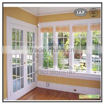 cheap price 3 panel triple pvc casement/basement sliding window