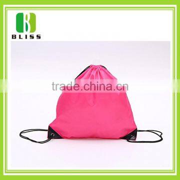 High quality cheap custom polyester drawstring bag