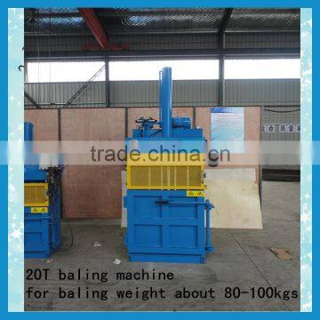 hydraulic textile baling machine/used clothing baler machine for sale