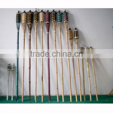 Widely Use In Outdoor/ Indoor Handmade Bamboo Torch For Wedding Party