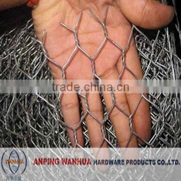 High quality anping hot dipped galvanized hexagonal wire mesh ( anping factory )