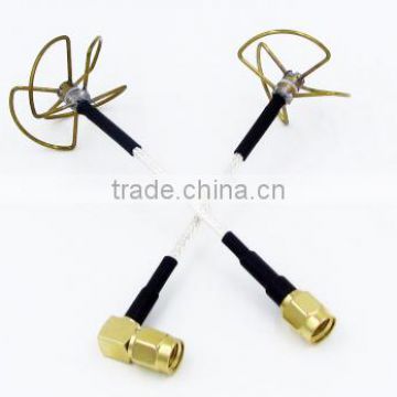 FPV 5.8G Clover Leaf Omni-directional Circular Polarized Antenna set