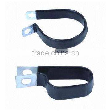 P type cable rubber clamp