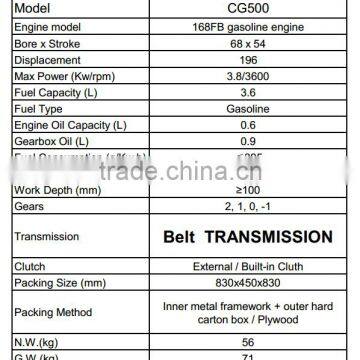 7HP Power Tiller Gasoline Engine Petrol Engine Belt Transmission photo-4