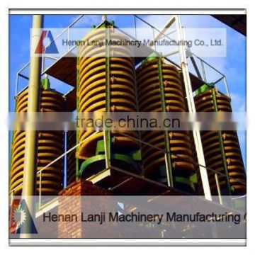 Gold ore mining plant spiral chute separator with low price