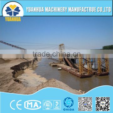 12 inch bucket chain dredger for sand dredging