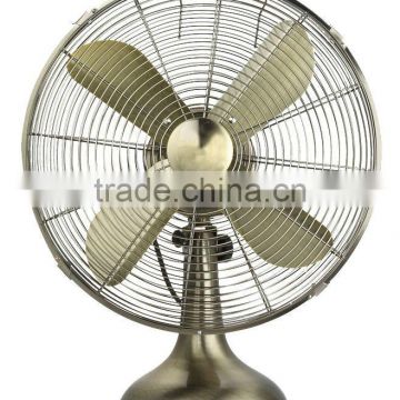 14 inch classical elegant big airflow quiet 100% copper motor metal industrial table desk fan factory