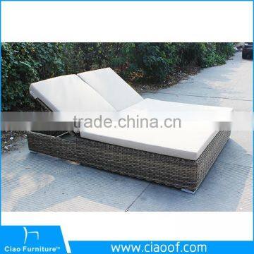 Best Selling UV-Proof Rattan Outdoor Double Lounger photo-3