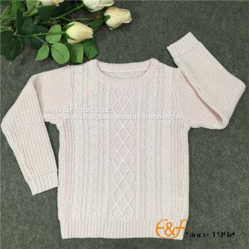 100% Cotton Latest Teens Knitted Winter Sweater photo-4