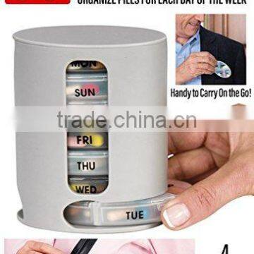 New Pill Pro as Seen as on tv 7 Day Tower Pill Box Pill Dispenser
