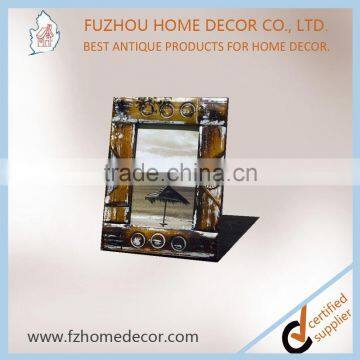 Wooden Photo Frame With Bamboo and Hemp Rope photo-6