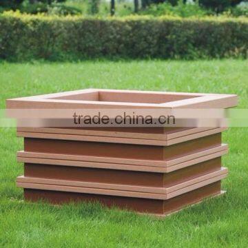 WPC recyclable garden furniture wood plastic composite flower pot flower box