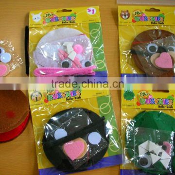 #1508211003 China eco-friendly felt material made factory directly promotional kit, felt kit, sew your own kit for kids, school