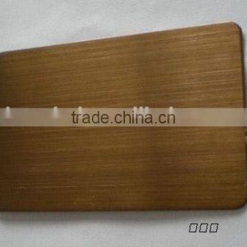 4x8 Color Coated Hairline Stainless Steel Copper Sheet Thickness 5MM