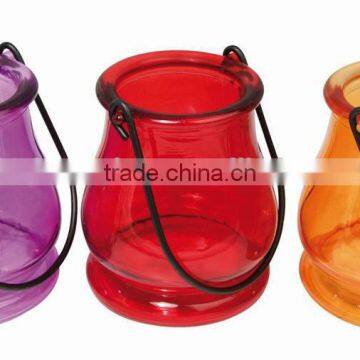 Glass Candle Holder , Glass Candle Jar , Candle Glassware