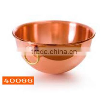 Shiny Copper Bowl With Handles For Your Home