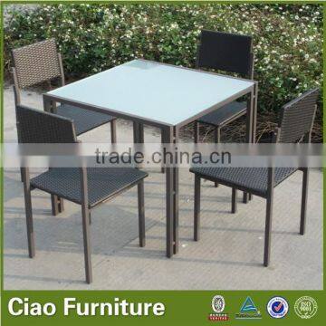 2015 New Modern Stylish Dining Set Table and Chairs Outdoor Furniture photo-2
