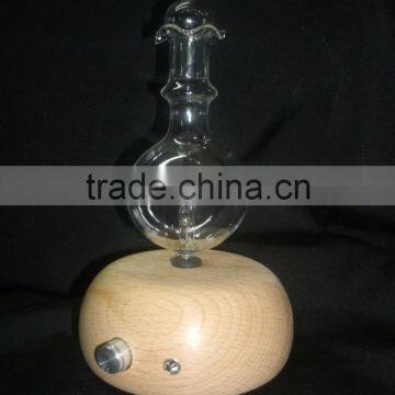 Elegant Wooden and Glass LED Aroma Diffuser Nebulization Essential Oil Diffuser
