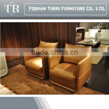 Leather Living Room Furniture Modern Leisure Chair photo-3