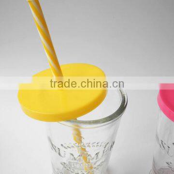 Taper Drink Use Milk Glass Cup for Ejuice With Lid and Tube photo-4
