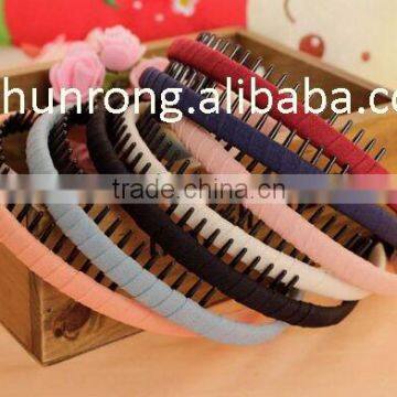 Colorful Plastic Hair Bands With Teeth photo-2