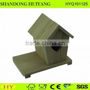 2016 new custom house shape wooden money saving box